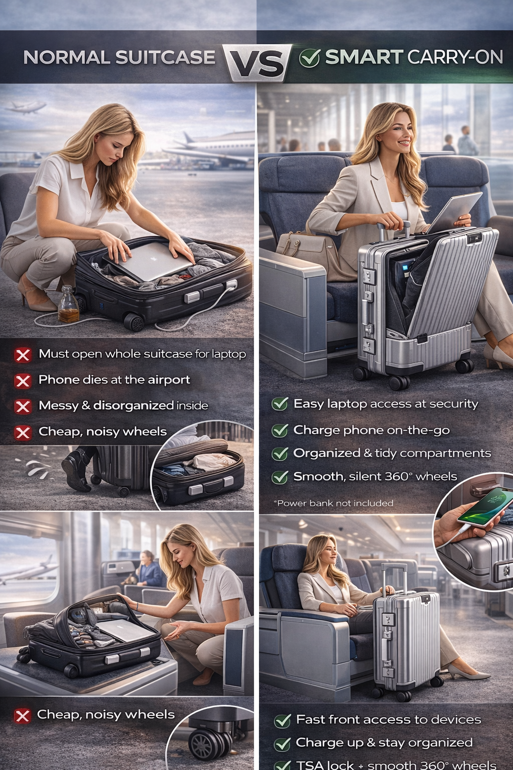 AeroLuxe Smart Carry-On