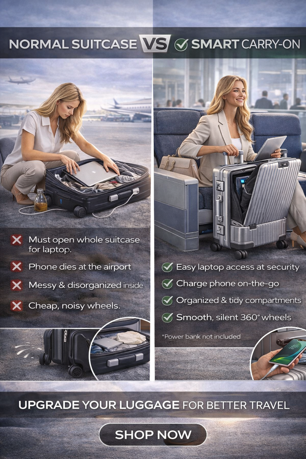 AeroLuxe Smart Carry-On
